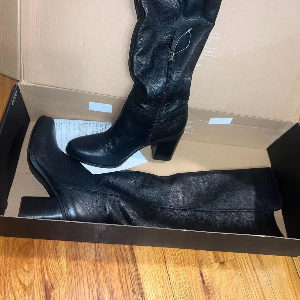 Naturalizer Black Over the Knee Boots - Picture 4 of 14